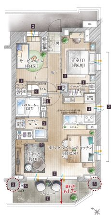 ガーラ・レジデンス稲城矢野口駅前 間取り B2 type