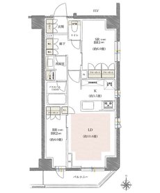 イノバス綾瀬 間取り B2タイプ