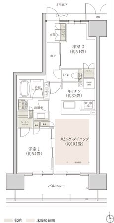 （仮称）ローレルコート上前津 間取り C type