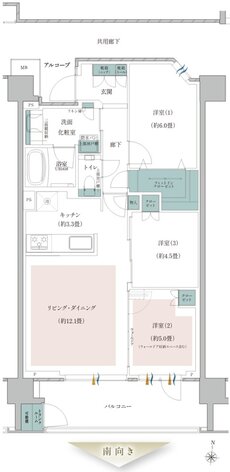 プラウド光が丘アベニュー 間取り C type