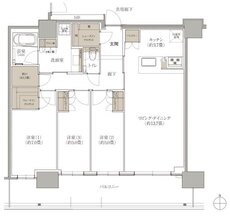 ブランズタワー西宮 間取り SD type