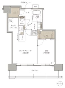 ブランズタワー西宮 間取り C type