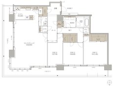 ブランズタワー西宮 間取り PF type