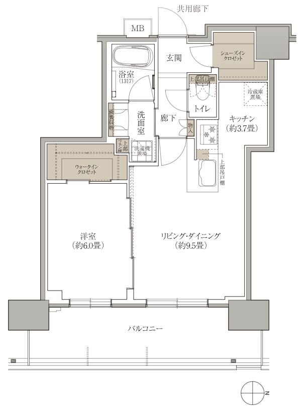 ブランズタワー西宮 間取り Jtype SELECT PLAN