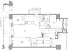 リヴィエール南小倉駅前パークシティ 間取り A TYPE