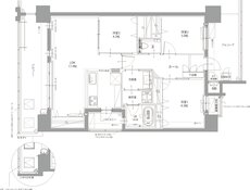 リヴィエール南小倉駅前パークシティ 間取り D TYPE