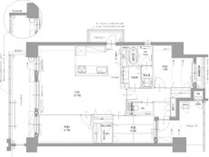 リヴィエール南小倉駅前パークシティ 間取り Aα TYPE