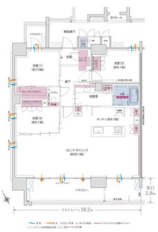 ポレスター福井駅東ブライティア 間取り Dタイプ