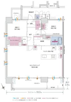 ポレスター福井駅東ブライティア 間取り Dタイプ メニュープラン