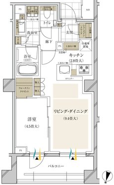 ブランズ西小山 間取り F type