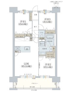 オーヴィジョン岩国麻里布 間取り C TYPE