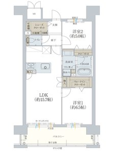 オーヴィジョン岩国麻里布 間取り E TYPE