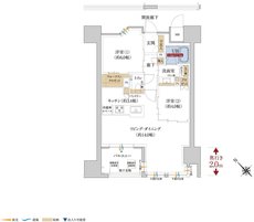 グラディス鷹匠タワー 間取り Cタイプ