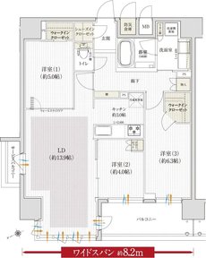 クレアホームズ三国ヶ丘駅前 間取り Aタイプ