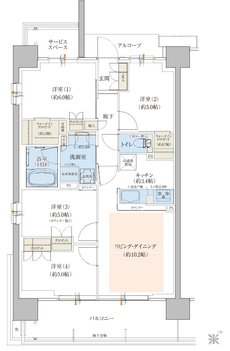 Umeda 7 Project 間取り SA type