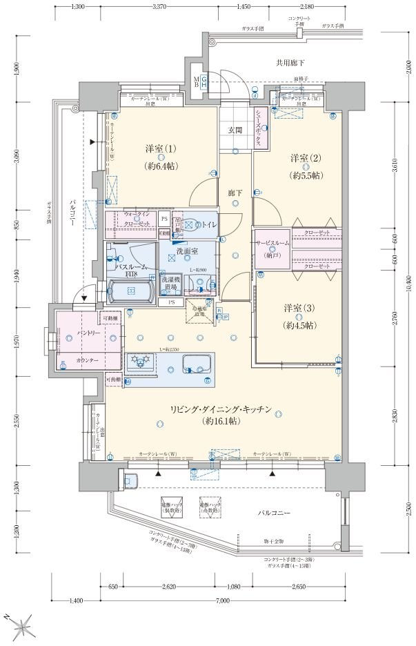 アメイズ武雄の杜 間取り A type