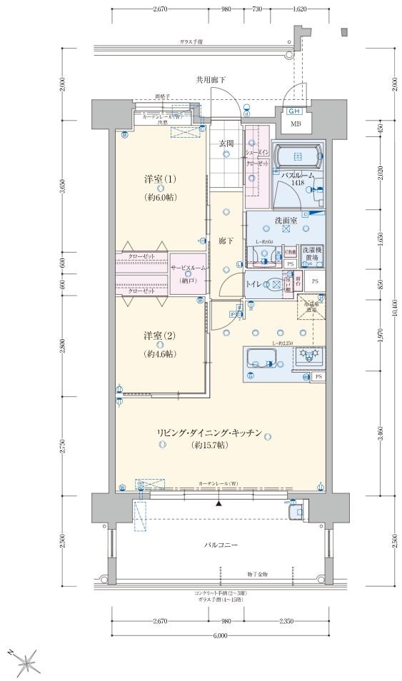 アメイズ武雄の杜 間取り B type