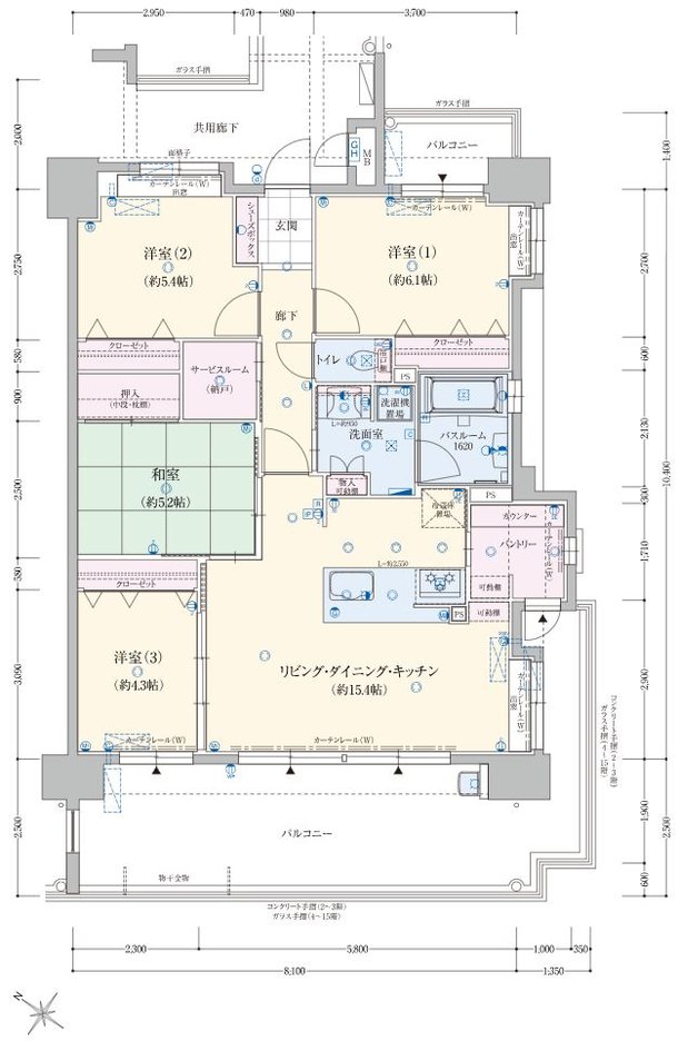 アメイズ武雄の杜 間取り C type