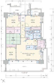 アメイズ武雄の杜 間取り C type