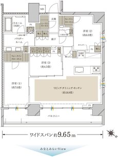プレミスト横浜桜木町 間取り I type