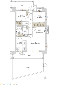 グリーンヒル南大分グランレガート 間取り D1 type
