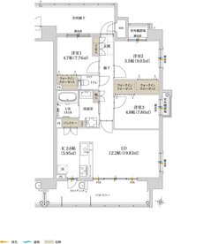 グリーンヒル南大分グランレガート 間取り D type