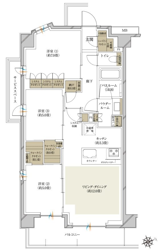 ヴェレーナ日吉 間取り C type