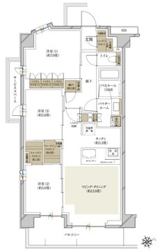 ヴェレーナ日吉 間取り C type
