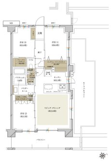 ヴェレーナ日吉 間取り Kr type(先着順販売住戸)