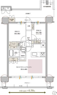 レ・ジェイド鶴舞 間取り D type MENU PLAN1
