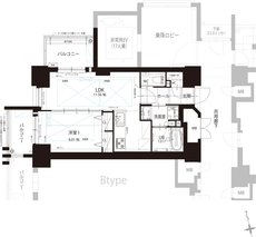 THE HOUSE 小倉駅 間取り A TYPE [3～10F]