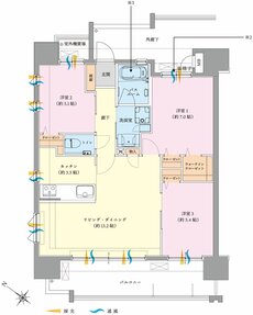 グランドパレス識名 間取り A type