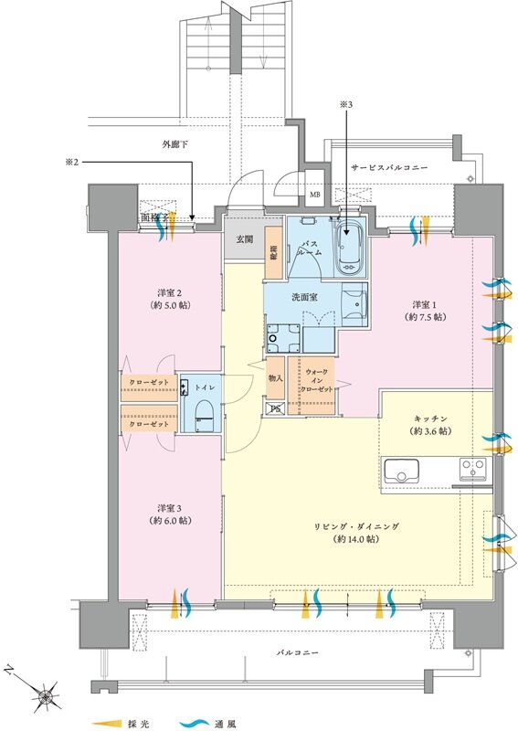 グランドパレス識名 間取り C type