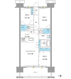 ブランシエラ南洲門前通り 間取り B TYPE