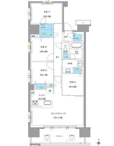 ブランシエラ南洲門前通り 間取り D TYPE