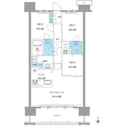 ブランシエラ南洲門前通り 間取り F TYPE