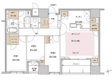 ザ・上通並木坂レジデンス 間取り E-E type