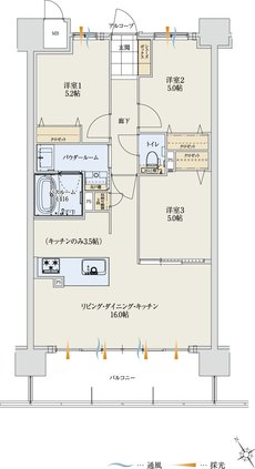 アルファステイツ能登川駅 間取り G type