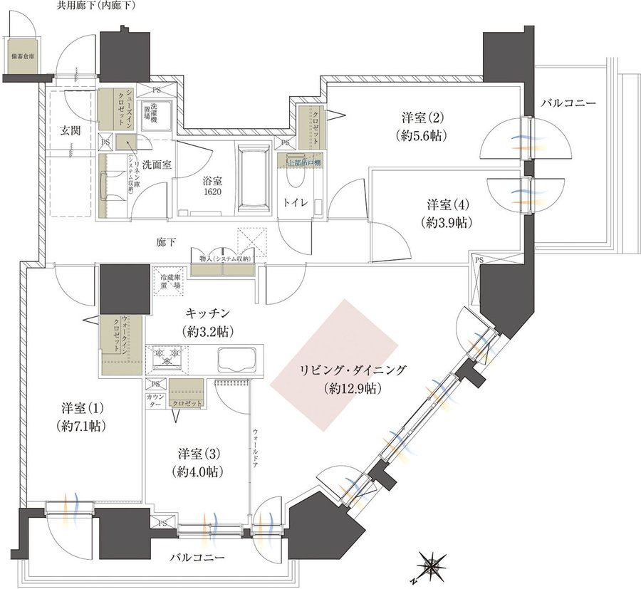 レーベン発寒南 RECENT 間取り A type