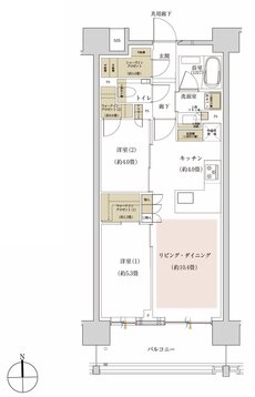 リビオ高田馬場 間取り E2タイプ