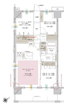 ヴェレーナシティ相模原 間取り D type