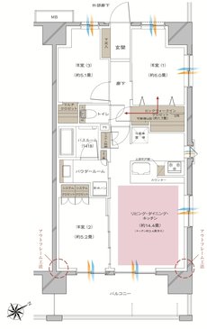 ヴェレーナシティ相模原 間取り G type