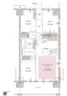 ヴェレーナシティ相模原 間取り G type