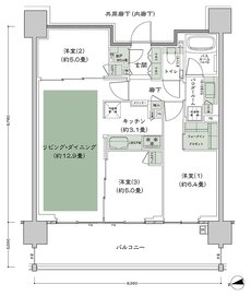 シティハウス調布小島町 間取り Ca-3 type