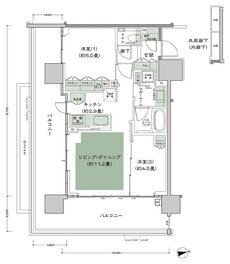 シティハウス調布小島町 間取り E-2 type