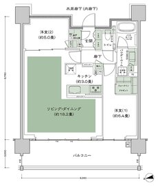 シティハウス調布小島町 間取り Ca-2 type