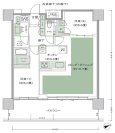シティタワーズ上板橋イースト／セントラル 間取り I'-2 type