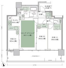 シティタワーズ上板橋イースト／セントラル 間取り G-3 type