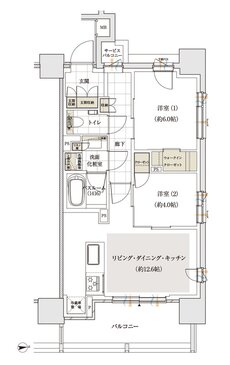 アトラス三田 間取り Aタイプ