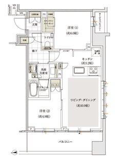 アトラス三田 間取り Dタイプ